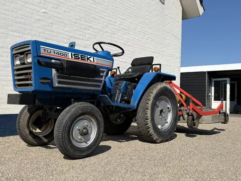 Iseki 17pk 2WD op Gazonbanden compleet met bloter / cirkelmaaier MARGE minitractor gazonbanden voorl