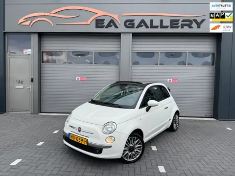 Fiat 500 C 1.2 Lounge Cabrio NAP Airco APK Sensor Nav