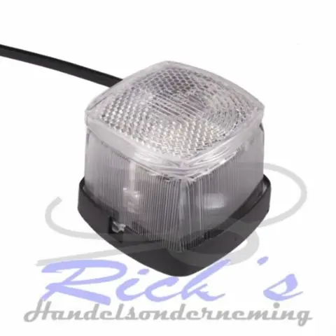 Positielamp, breedtelamp, toplamp Aspock Squarepoint wit