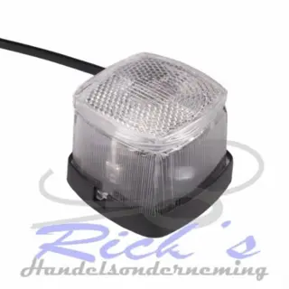 Positielamp, breedtelamp, toplamp Aspock Squarepoint wit