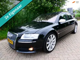 Audi A8 5.2 S8 V10 450pk 4WD 2e eig. Leder Navi Schuifdak Xenon Historie