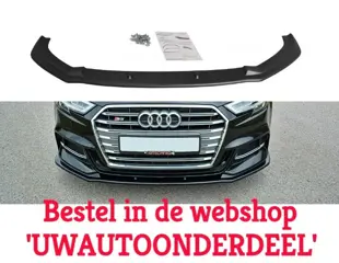 Audi S3 8V FACELIFT Voorspoiler spoiler Versie 1 RS3 Tdi Tsi