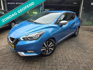 Nissan Micra 0.9 IG-T Tekna | 1E EIGENAAR | 3/6 OF 12 MND GARANTIE | LEDER | CAMERA | NAVI | NIEUWE 