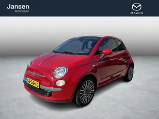 Fiat 500 C 0.9 TwinAir Turbo Lounge , Automaat, Leder, Cabrioletdak, Clima, LMV 16 Inch, All Season,