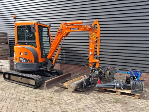 Doosan DX27Z draaikantelstuk aanbouwdelen sorteergrijper