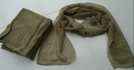 SJAAL NET KAKI BRUIN NIEUW