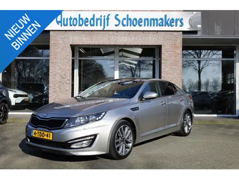 Kia Optima 2.0 CVVT Hybrid Super Pack 2xPANO CAMERA STOELVERW/VERKOELING LEER MEMORY CRUISE CLIMA NA