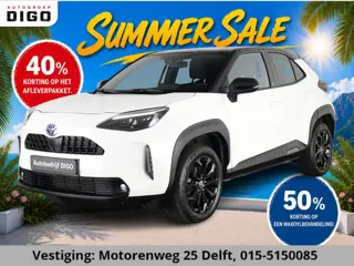 Toyota YARIS CROSS 1.5 HYBRIDE BLACK & WHITE AUTOMAAT GARANTIE 3-2034 LM VELGEN. CARPLAY NAVI.ADAPTI
