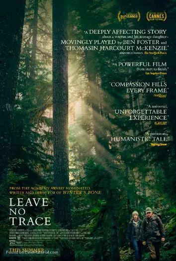 LEAVE NO TRACE filmposter.