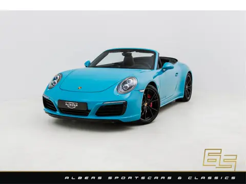 Porsche 911 991.2 3.0 Carrera 4S Cabriolet Miami Blau - Chrono - Sport exhaust - 18.000 km - 2 owner