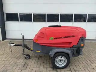 Atlas-Copco XAS 37 XAS37 Kubota 2 m3 / min 18.5 kW 7 Bar Mobiele Diesel Compressor