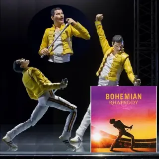 Freddie Mercury Queen - Live at wembley stadium S H Bandai