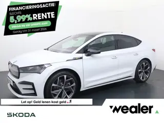 Skoda Enyaq Coupé iV 80 RS | 299 PK | SoH 92% | Panoramadak | Matrix LED koplampen | Virtual pedal a