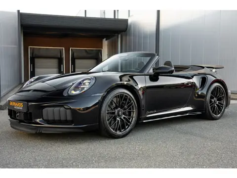 Porsche 911 (992.2) Turbo S Cabriolet - PCCB - Burmester - 5 Year Warranty - Jet Black Metallic