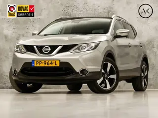 Nissan QASHQAI 1.2 N-Connecta (PANORAMADAK, NAVIGATIE, 360 CAMERA, SPORTSTOELEN, GETINT GLAS, TREKHA