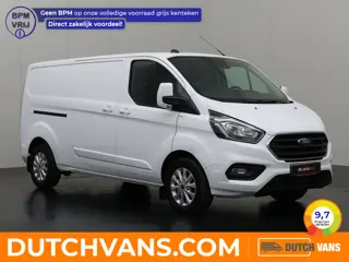 Ford Transit Custom 2.0TDCi 170PK Lang Limited | Achterdeuren | Multimedia | 3-Zits | Camera | Trekh