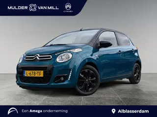 Citroen C1 Airscape Shine 1.0 e-VTi 72pk | CABRIODAK ZWART | CAMERA | CLIMA | NAVI | LM-VELGEN 'BLAC
