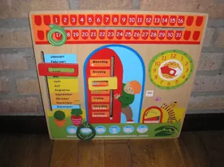Kinderkalender, hout - zeer leerzaam