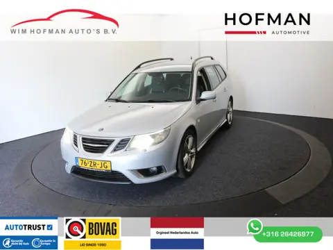 Saab 9-3 Sport Estate 2.8 T V6 Aero XWD 281PK Youngtimer NL Auto Leer Navi Stoelverw Cruise Trekh