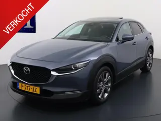 Mazda CX-30 2.0 e-SkyActiv-X M Hybrid Luxury  | SCHUIF-/KANTELDAK | 360° CAMERA | LEDEREN BEKLEDING 
