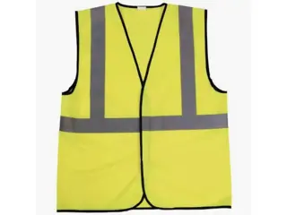 Unbranded Striking yellow safety vest Opvallend veiligheidsvest geel - Werkjas en vest - Polyester P