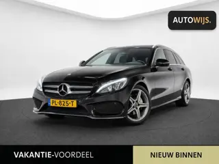 Mercedes-Benz C-klasse Estate 180 Business Solution|AMG LINE|PANO|CAMERA|LEDER|NAVI|STOELVERW