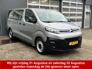 Citroën Jumpy 1.5 BlueHDi XL Marge BTW en BPM vrij!! Airco Cruise controle Trekhaak 2500kg Navigatie