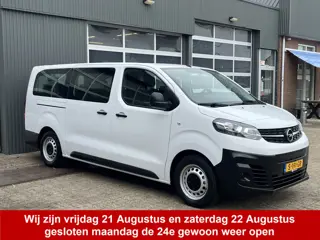 Opel Vivaro-e Combi L3H1 75 kWh 100% Elektrische Rolstoel 9-Persoons Laadklep CDT systeem Invalide A
