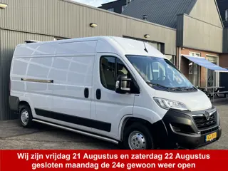 Opel Movano 2.2D 140 L3H2 Kastinrichting Airco Cruise controle Trekhaak 2500kg trekgewicht Apple car