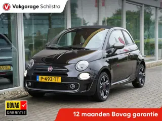 Fiat 500 1.0 Hybrid Cult | Nero Vesuvio | Cabriodak | Parkeersensoren |