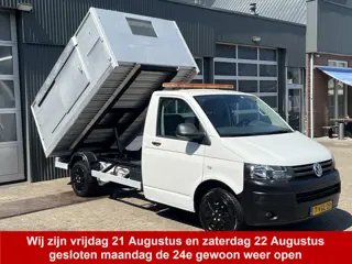 Volkswagen Transporter 2.0 TDI L2H1 Kipper Openlaadbak Snipperwagen Veegvuilkipper Airco 2-Persoons 