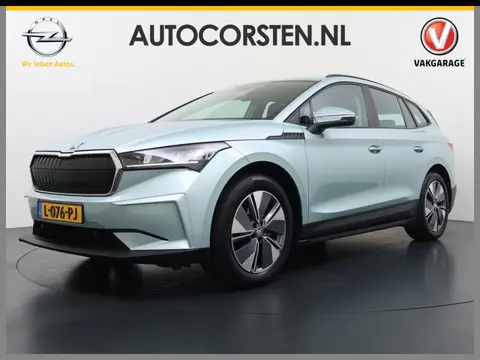 Škoda Enyaq iV 60 Trekhaak Navi Ecc Apple Carplay Android Auto Zonnescherm zijruiten Cruise Control 