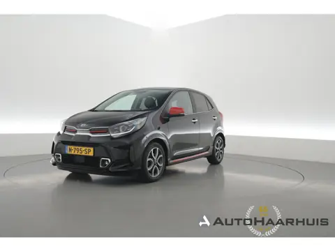 Kia Picanto 1.0 DPi GT-Line | Rijklaar! | Cruise | Camera | Leder | NAV+App.Connect | Climate | LED 