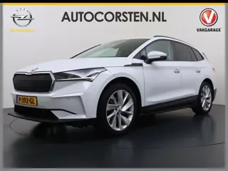 Škoda Enyaq iV 60 First Edition Trekhaak Adap.Cruise Head-Up Camera Stuur+Stoelverwarming Navi 3-Zon