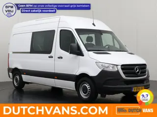 Mercedes-Benz Sprinter 314CDI Automaat L2H2 Dubbele Cabine | Kastinrichting | Multimedia | Camera | 