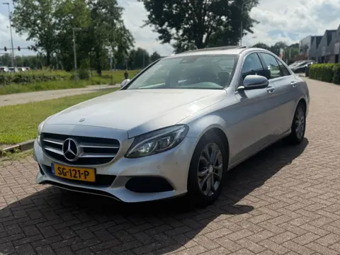 Mercedes-Benz C-klasse 220 CDI Premium Plus-nette auto- diesel 2200 cc sterke motor-open dak