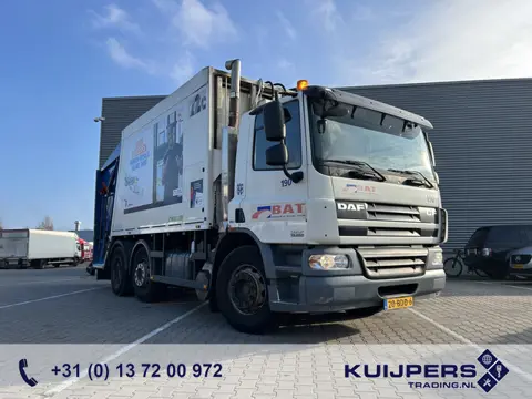DAF CF 75 250 EEV / Haller X2C MEKAV 20 m3 / Garbage Truck - Muhlwagen - Camion Poubelle