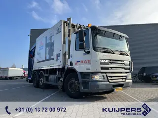 DAF CF 75 250 EEV / Haller X2C MEKAV 20 m3 / Garbage Truck - Muhlwagen - Camion Poubelle
