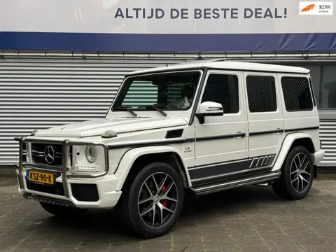 Mercedes-Benz G-klasse G63 AMG Designo l Parelmoer l Carbon l Schuifdak l ACC l Alcantara l Camera l