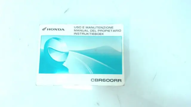 INSTRUCTIEBOEKJE Honda CBR 600 RR 2003 - 2004