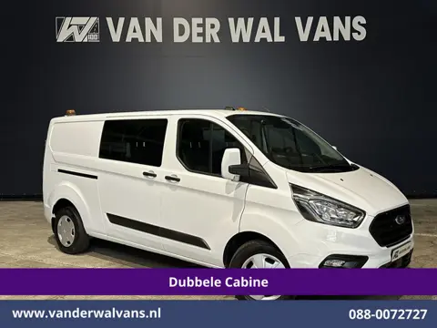Ford Transit Custom 2.0 TDCI 130pk L2H1 Dubbele Cabine Euro6 Airco | 5-Zits | Camera | LED | Tachogr