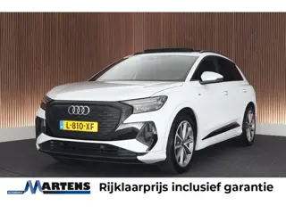 Audi Q4 e-tron 40 Launch edition S Competition 204pk 77 kWh Trekhaak Camera Leder Keyless Stoelverwa