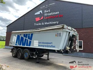 Bodden 331341 3 assige aluminium kipper met pneumatisch dekzeil, as 1 is liftbaar. BS2132
