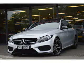 Mercedes-Benz C-Klasse 200 AMG-Line Led Leder Panorama Night Afn.trekh Pdc