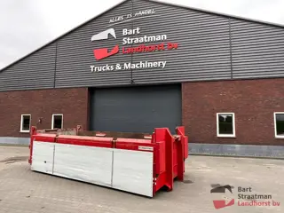 Gijsbertsen Haakarm / kabel container met aluminium milieukleppen en franse achterklep. BS2105