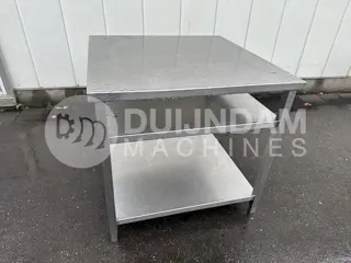 Werktafel roestvrij staal 96 x 96 cm