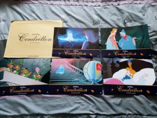 CINDERELLA ( ASSEPOSTER ) lobbycard set.