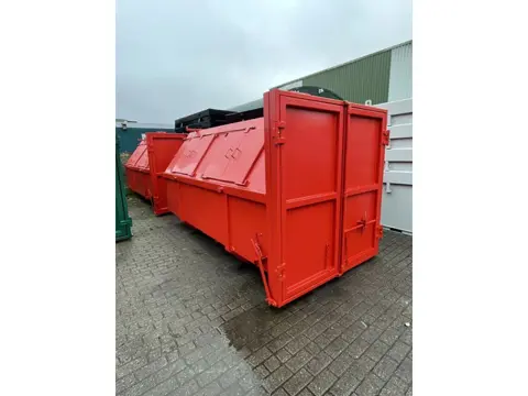 Diversen Gesloten 9m3 met deuren en zonder deuren in kiepklep 9/10m3 gesloten alle kleuren op VOORRA