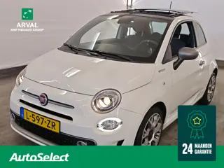Fiat 500 1.0 Hybrid 70pk Sport | Pack Sky | Panoramadak | U-Connect Navigatie | Apple Carplay | 16" 