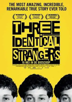 THREE IDENTICAL STRANGERS filmposter.